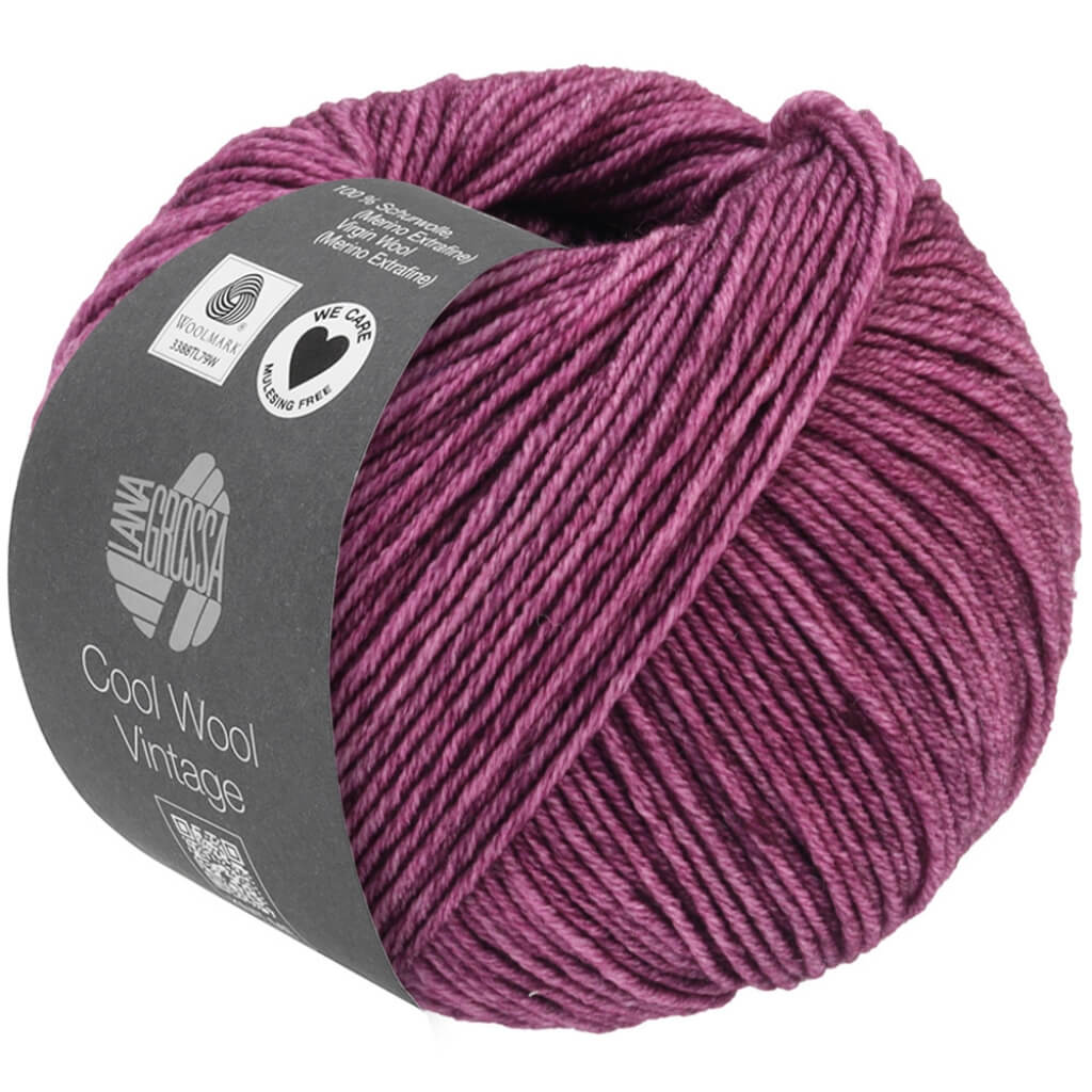 Lana Grossa 7365 - Pflaume Lana Grossa Cool Wool Vintage Lieblingsgarn