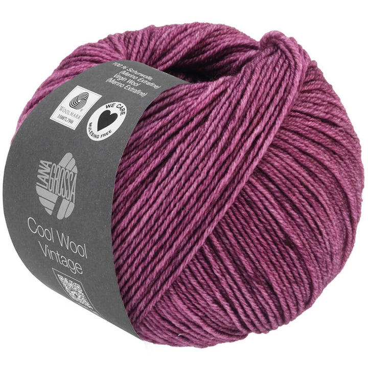 Lana Grossa 7365 - Pflaume Lana Grossa Cool Wool Vintage Lieblingsgarn