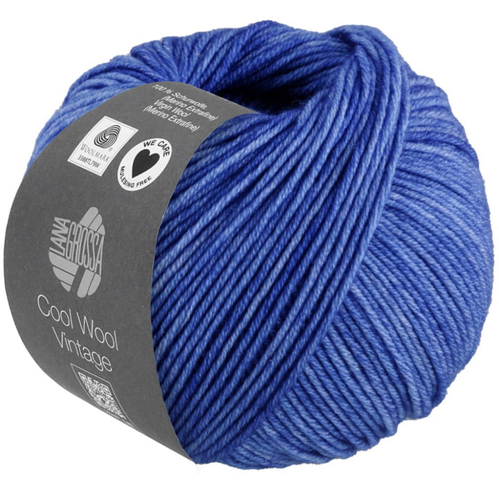 Lana Grossa 7373 - Blau Lana Grossa Cool Wool Vintage Lieblingsgarn