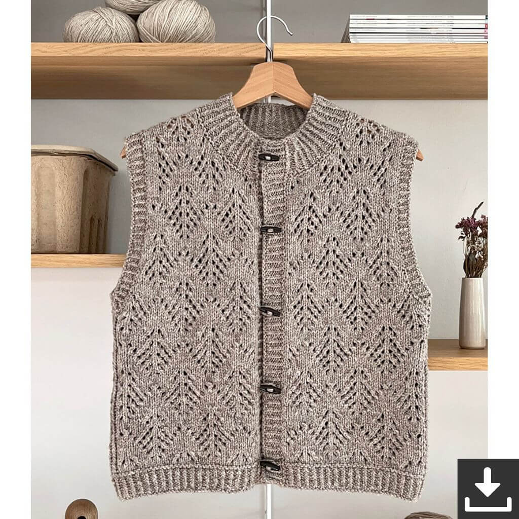 Knitting For Else Cosy Hey Ho Vest Strickanleitung - Knitting For Else (PDF) Lieblingsgarn