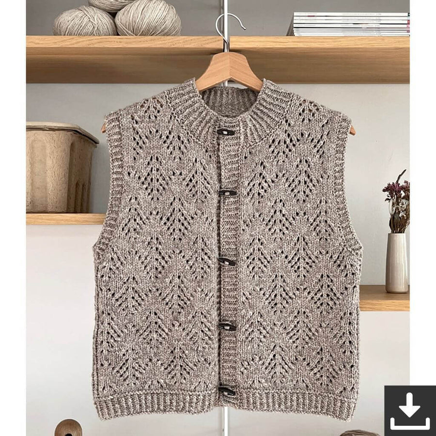 Knitting For Else Cosy Hey Ho Vest Strickanleitung - Knitting For Else (PDF) Lieblingsgarn