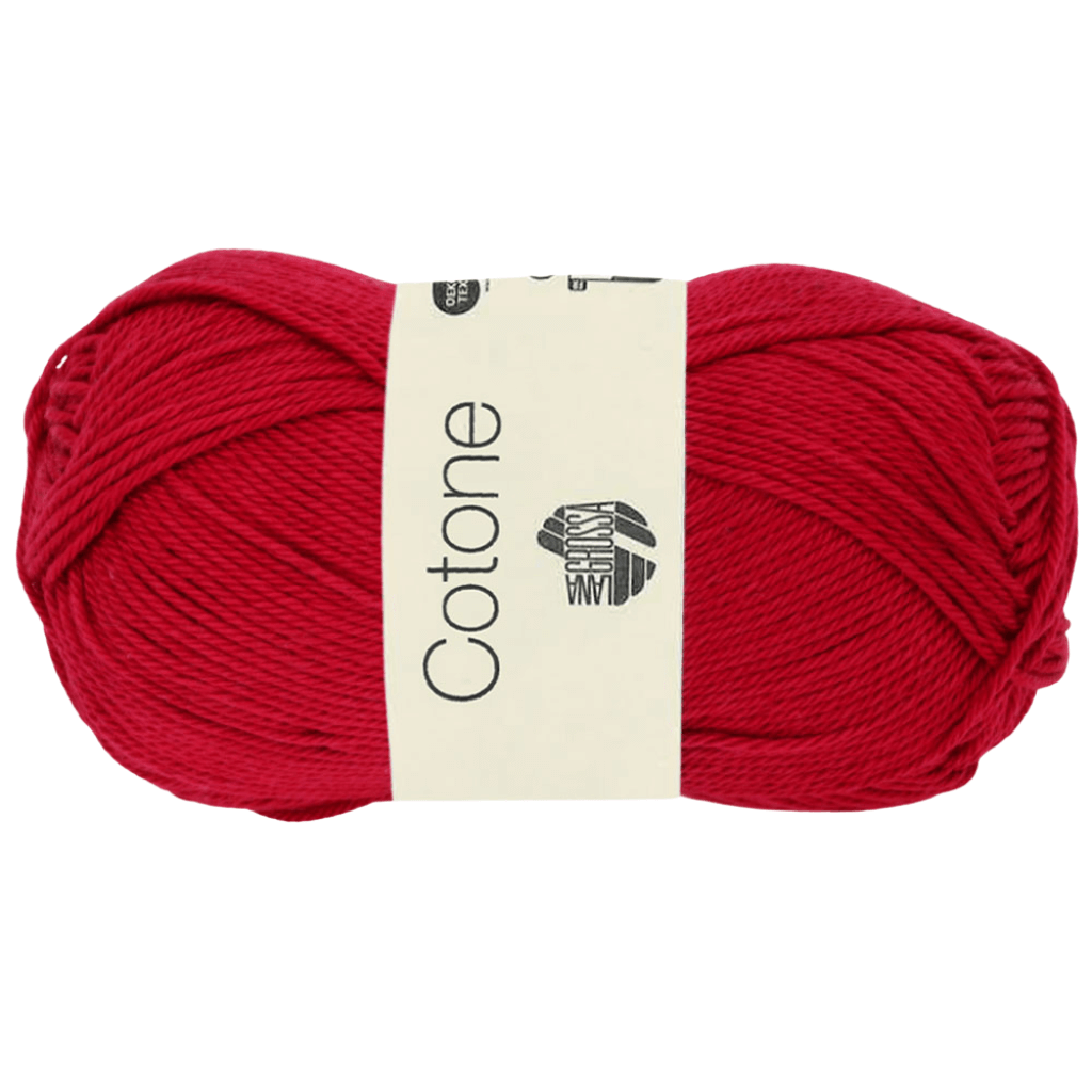 Lana Grossa 4 - Weinrot Lana Grossa Cotone Lieblingsgarn