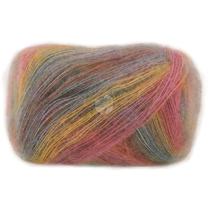 Lana Grossa 106 - Umbra/Beere/Ockergelb/Altrosa/Pink/Fuchsia/ Rauchblau Lana Grossa Cottonhair Lieblingsgarn