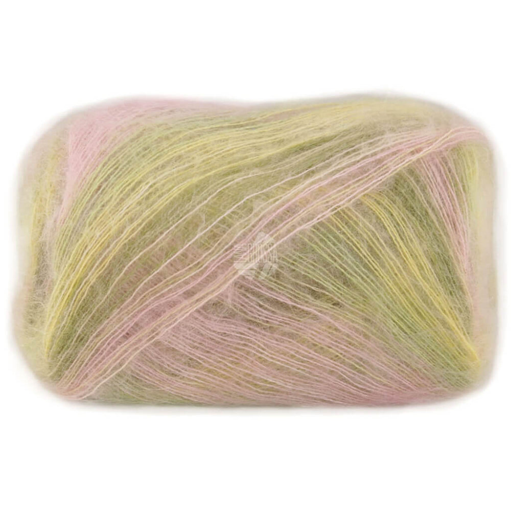 Lana Grossa 108 - Vanille/Rosa/Altrosa/Dunkeloliv/Lindgrün Lana Grossa Cottonhair Lieblingsgarn