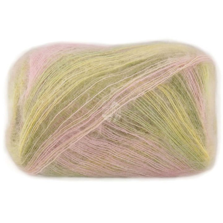 Lana Grossa 108 - Vanille/Rosa/Altrosa/Dunkeloliv/Lindgrün Lana Grossa Cottonhair Lieblingsgarn