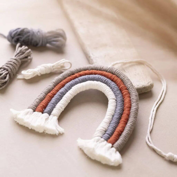 Creativ Company Creativ Company Bastelset Makramee Regenbogen Lieblingsgarn