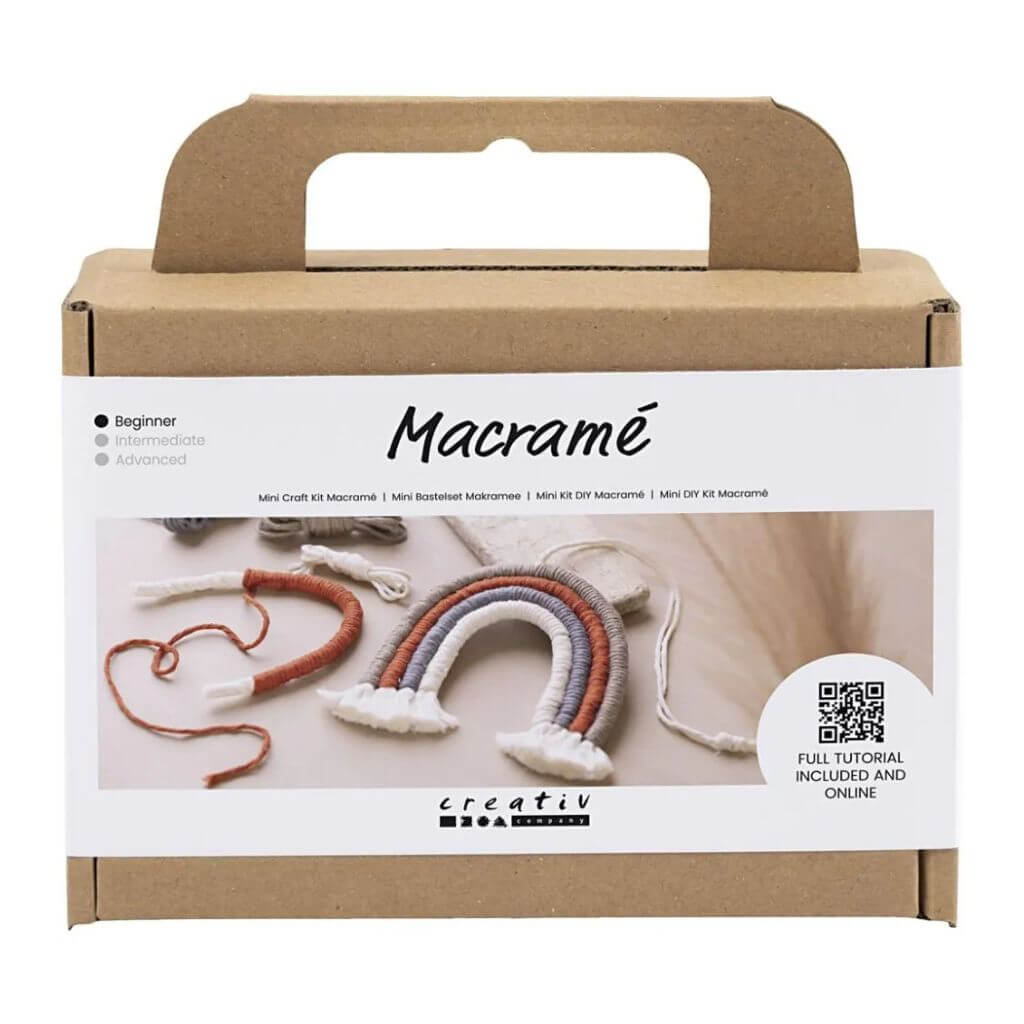 Creativ Company Creativ Company Bastelset Makramee Regenbogen Lieblingsgarn