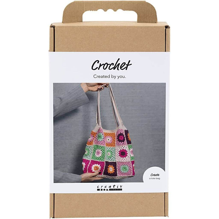 Creativ Company Creativ Company Kreativ-Set Häkeln Granny-Square-Tasche Lieblingsgarn