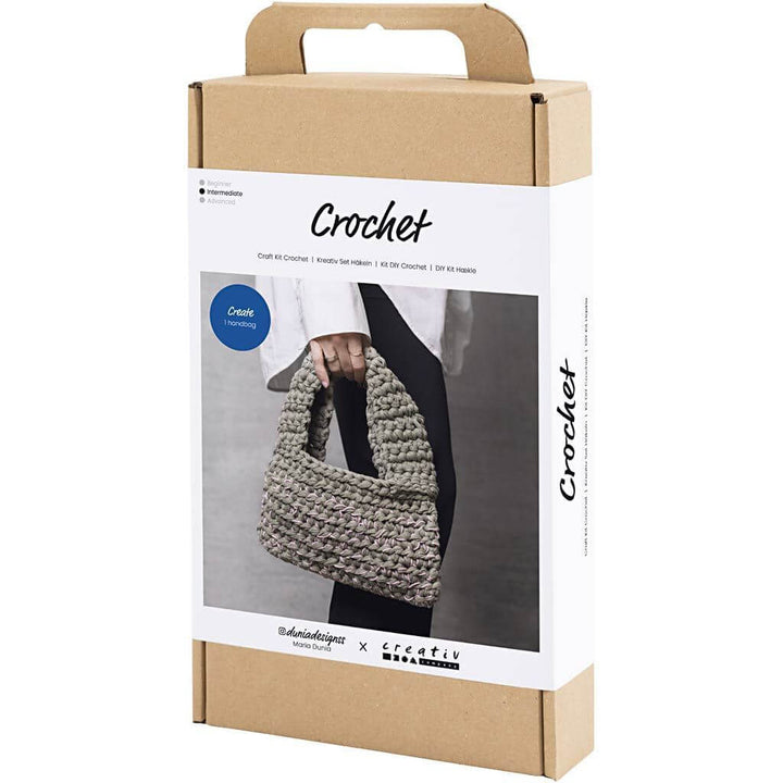 Creativ Company Creativ Company Kreativ-Set Häkeln Grob gehäkelte Tasche Lieblingsgarn