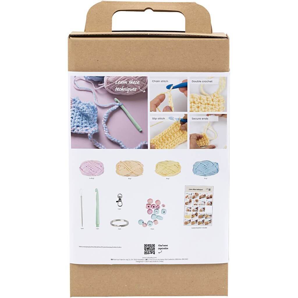 Creativ Company Creativ Company Starter Häkeln-Set Taschen Lieblingsgarn