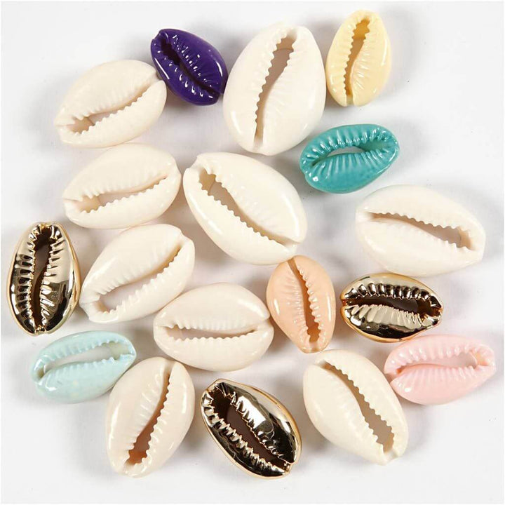 Creativ Company Creativ Company Muschelperlen, sortierte Farben Lieblingsgarn
