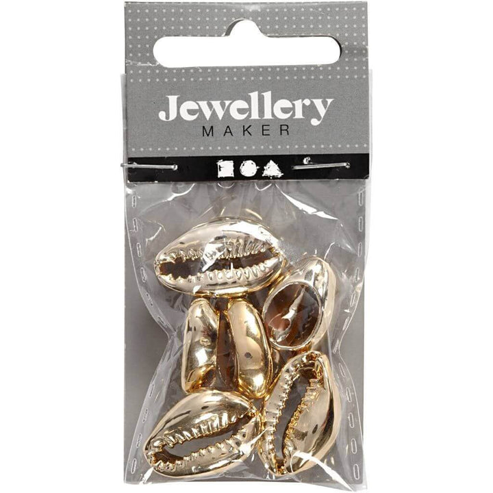 Creativ Company Creativ Company Muschelperlen vergoldet, 6 Stk. Lieblingsgarn