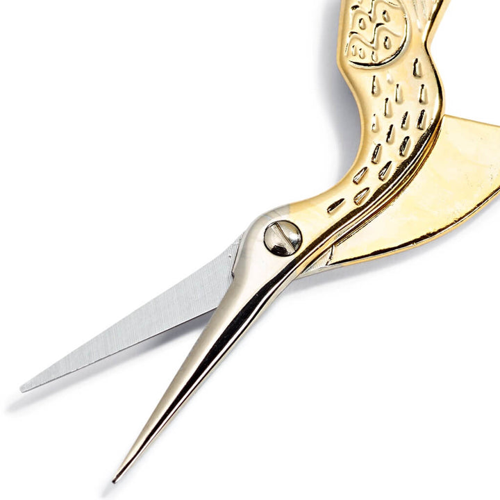 Prym Stickschere Storch 9 cm vergoldet