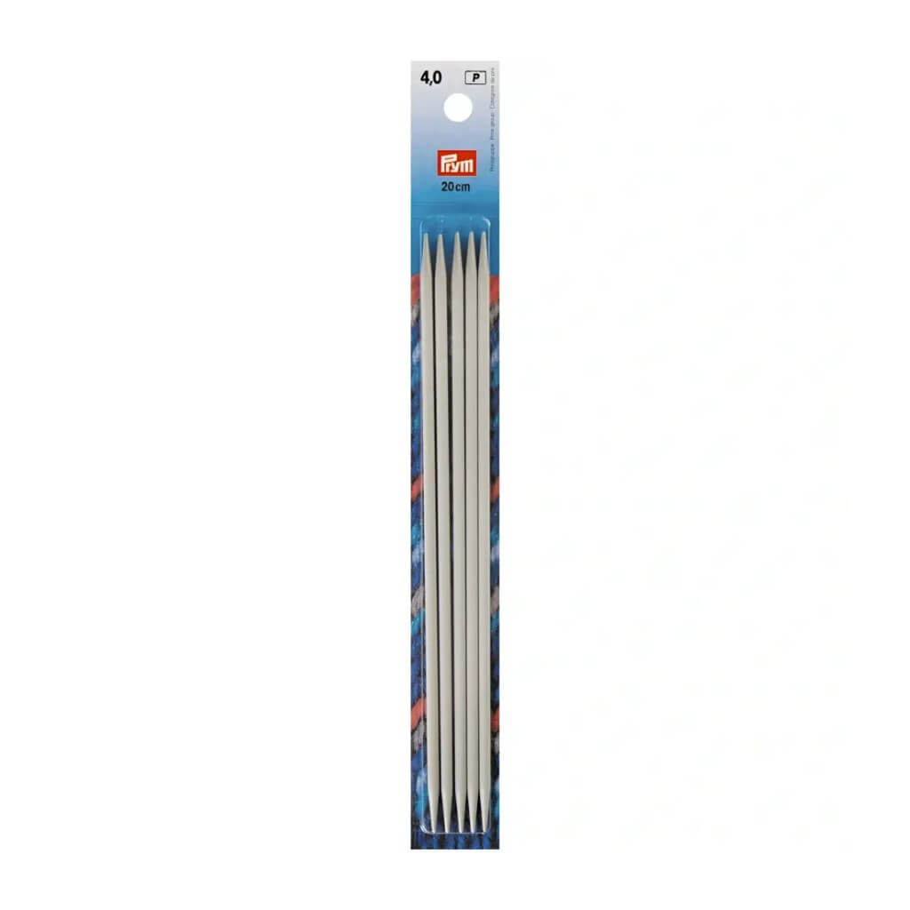 Prym 20 cm / 4 Prym Strumpfstricknadeln ALU 10 - 40 cm Lieblingsgarn