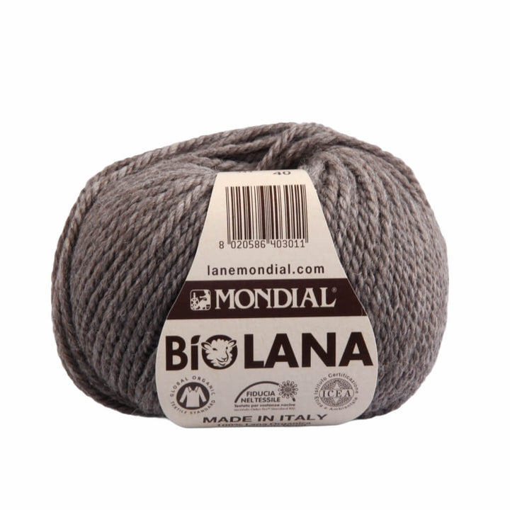 Lane Mondial 344 - Stein Lane Mondial Bio Lana 50g - Bio Wolle Lieblingsgarn
