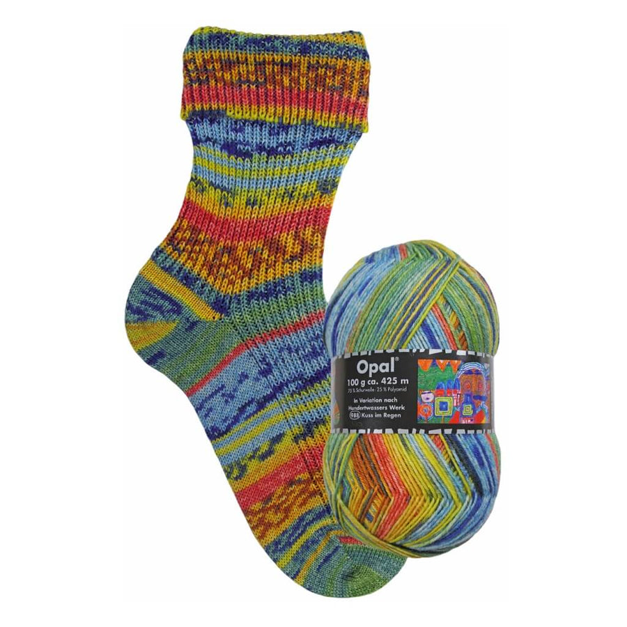 Opal Opal Hundertwasser III Sockenwolle - 100g Lieblingsgarn