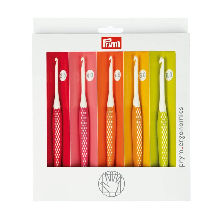 Prym prym.ergonomics Häkelnadel Set 3,5 mm - 6 mm Lieblingsgarn