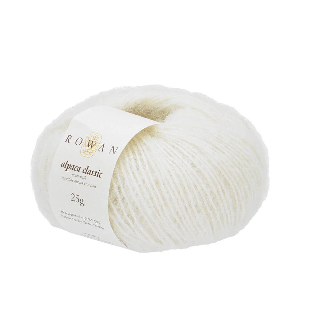 Rowan 115 white Rowan Alpaca Classic Lieblingsgarn