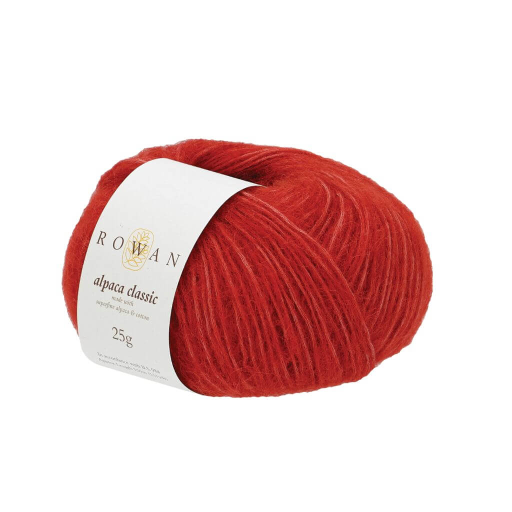 Rowan 120 vermilion Rowan Alpaca Classic Lieblingsgarn
