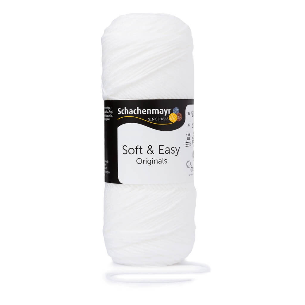 Schachenmayr 1 - Weiß Schachenmayr Soft & Easy Lieblingsgarn
