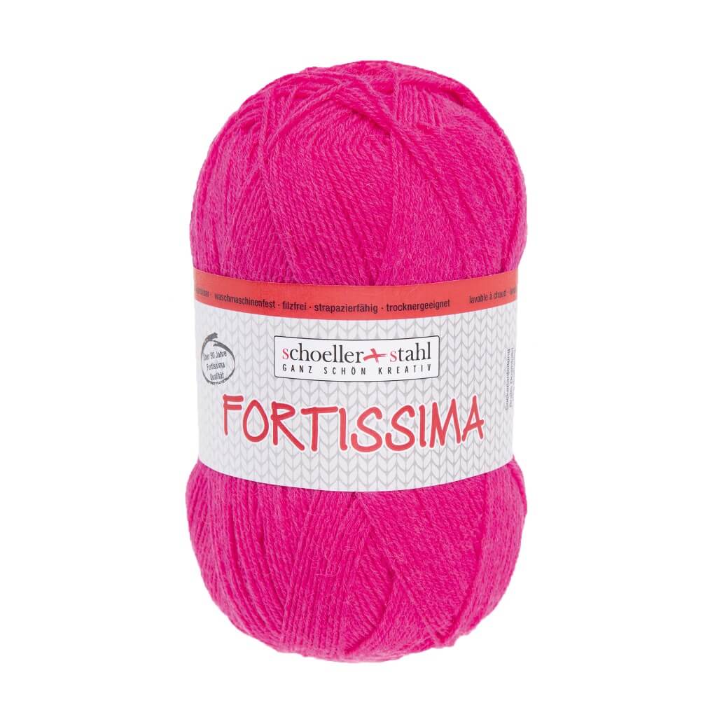 Schoeller + Stahl 2012 - Fuchsie Schoeller + Stahl Fortissima Socka 100 - Sockenwolle Lieblingsgarn