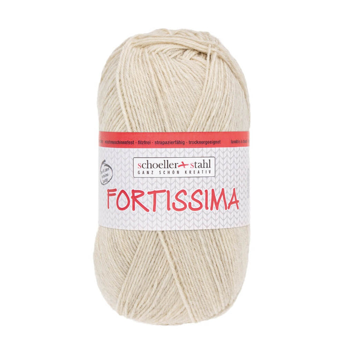Schoeller + Stahl 2073 - Sand-Meliert Schoeller + Stahl Fortissima Socka 100 - Sockenwolle Lieblingsgarn