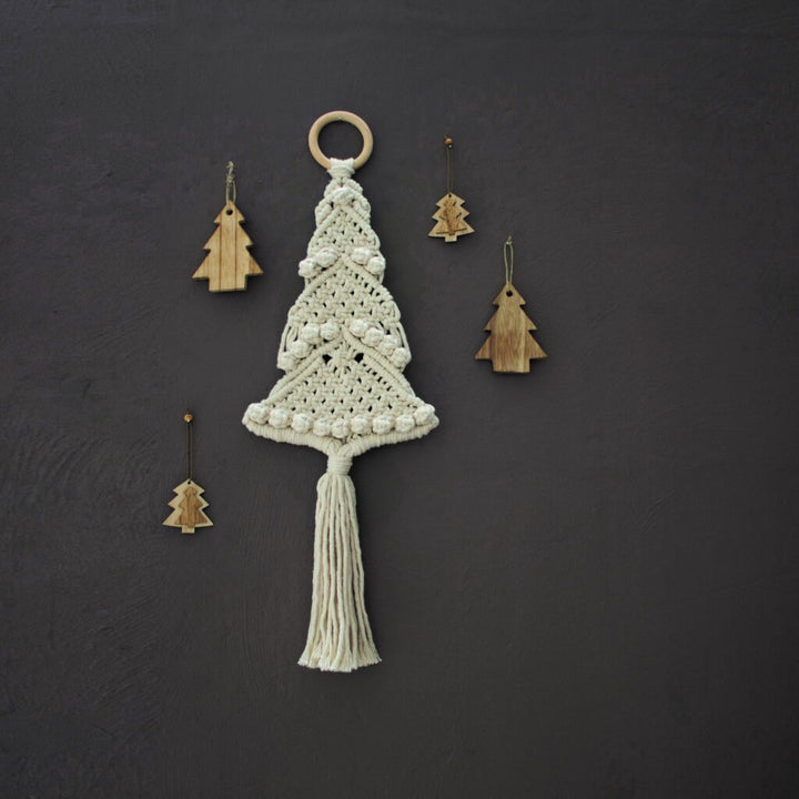 Hoooked Weihnachtsbaum Makramee Set - Hoooked Lieblingsgarn