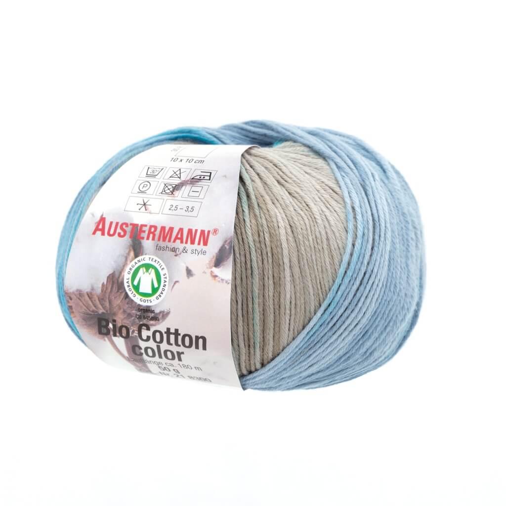 Austermann 102 - Jeans Austermann Bio Cotton Color 50g Lieblingsgarn