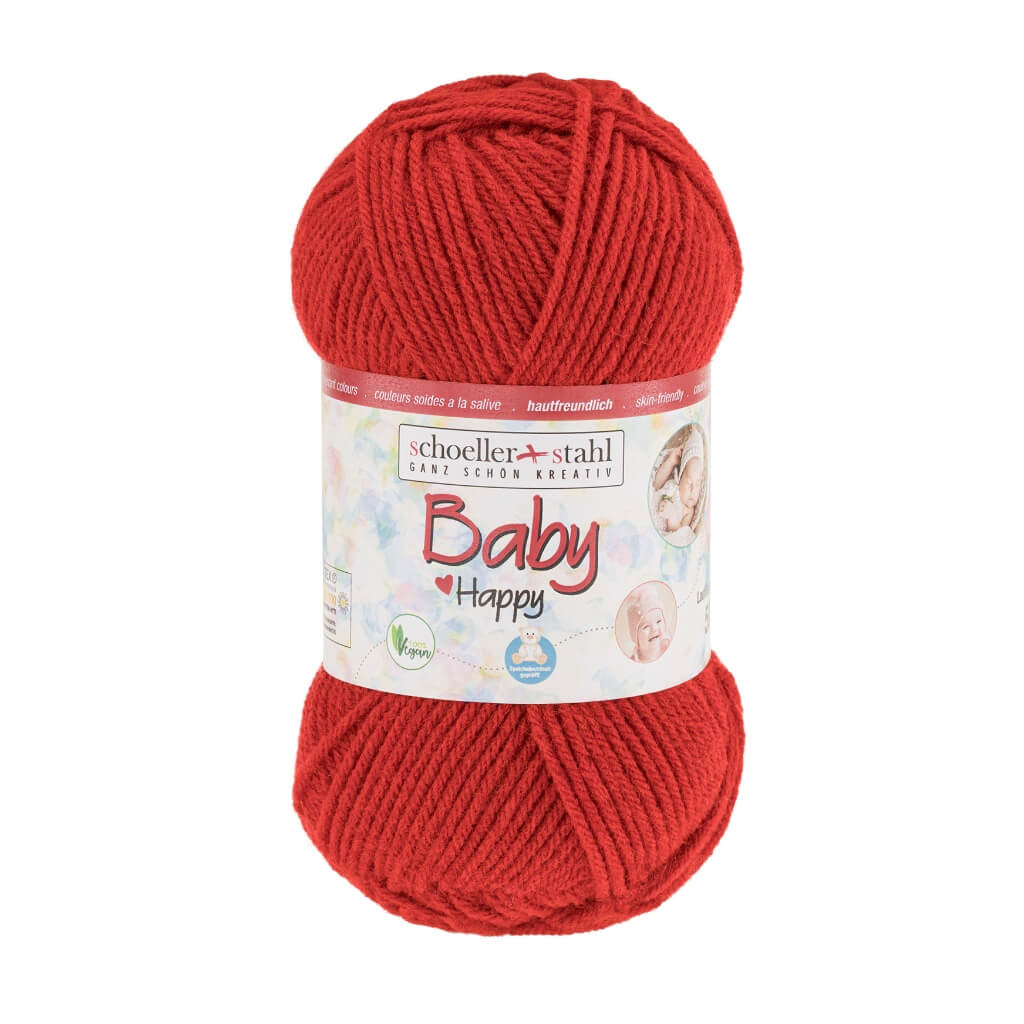 Schoeller + Stahl 4 - Rot Schoeller+Stahl Baby Happy 50g Lieblingsgarn