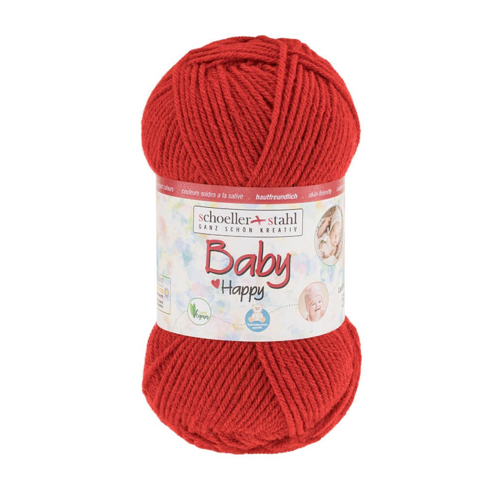 Schoeller + Stahl 4 - Rot Schoeller+Stahl Baby Happy 50g Lieblingsgarn