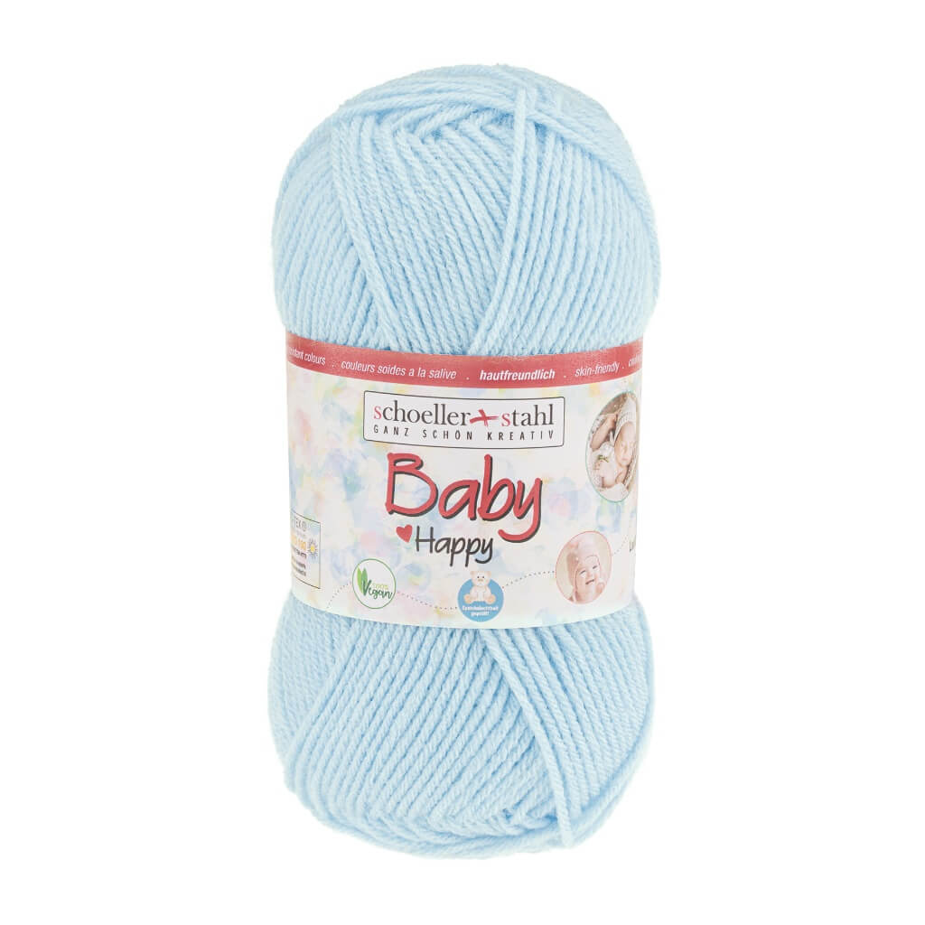 Schoeller + Stahl 8 - Hellblau Schoeller+Stahl Baby Happy 50g Lieblingsgarn