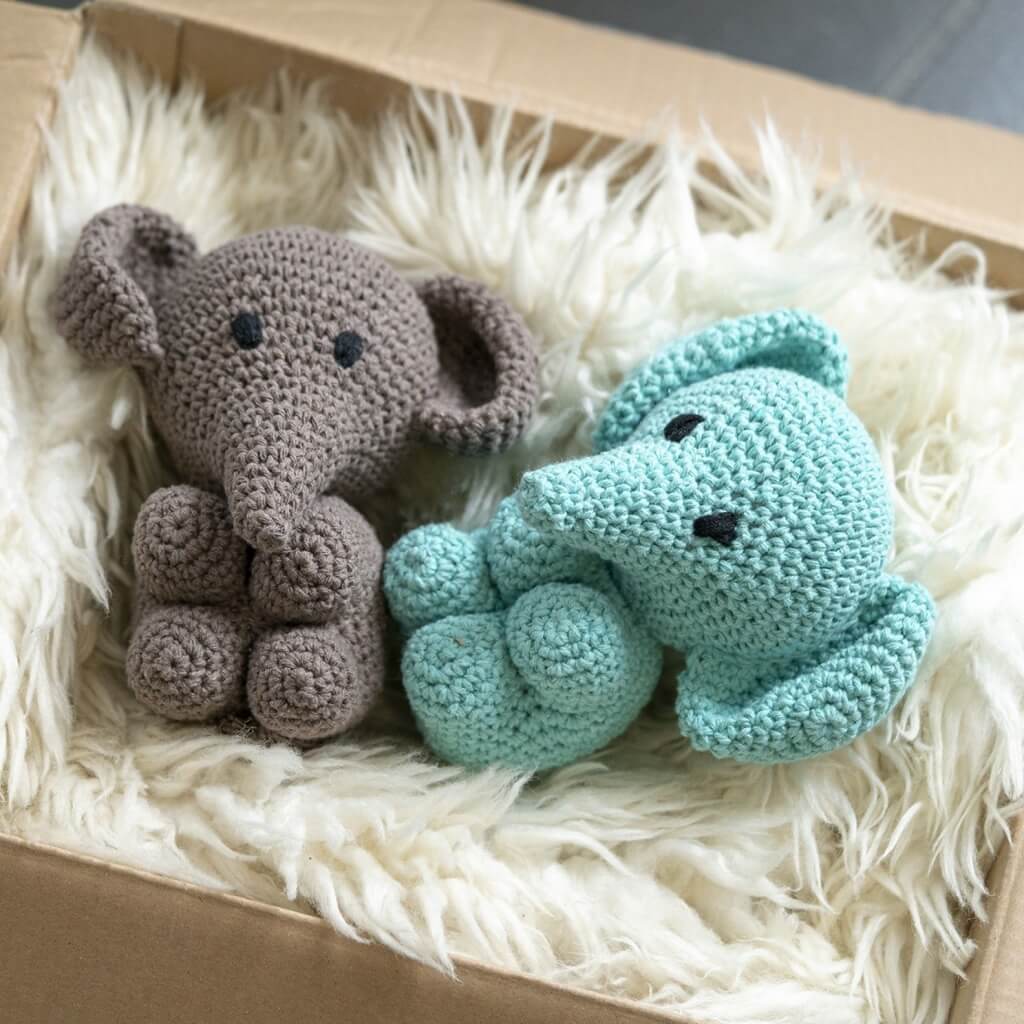 Hoooked Set Amigurumi Elefant Mo Häkelset - Hoooked Lieblingsgarn