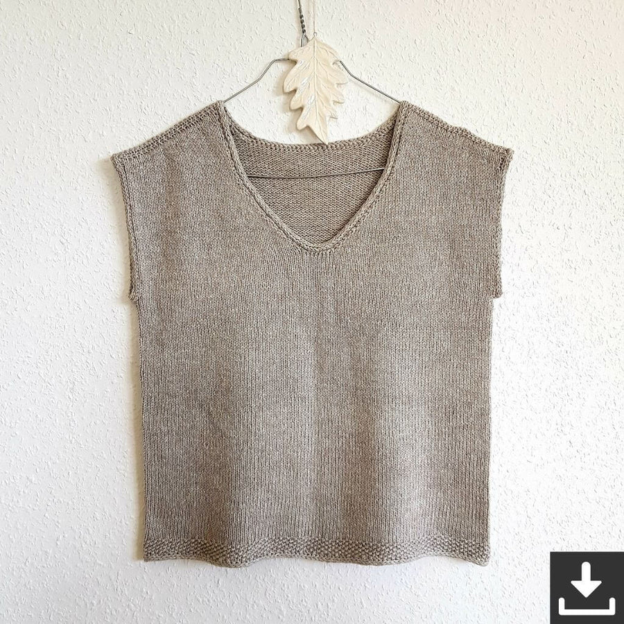 Nadelmelodie Sommershirt Daily Tee Strickanleitung (PDF) Lieblingsgarn
