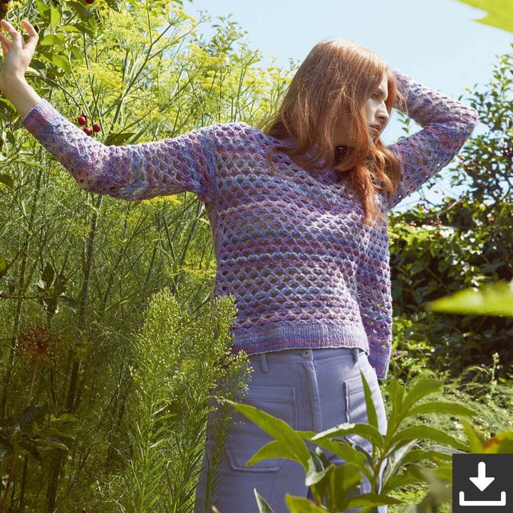 Lang Yarns Damen Pullover Franca Strickanleitung - Lang Yarns (PDF) Lieblingsgarn