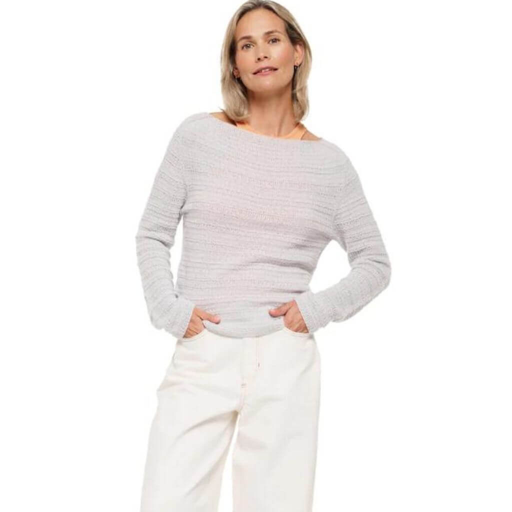 Lana Grossa Damen Pullover Gianna Sweater Strickanleitung - Lana Grossa (Heft) Lieblingsgarn