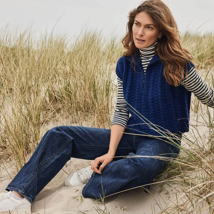 Lana Grossa Pattern Damen Pullunder Strickanleitung - Lana Grossa (Heft) Lieblingsgarn