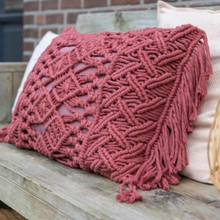 Durable Pattern Daring Diamonds Kissen Durable Rope (PDF) Lieblingsgarn