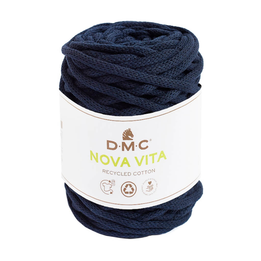 DMC 074 - Marine DMC Nova Vita - Baumwollgarn 4mm Lieblingsgarn