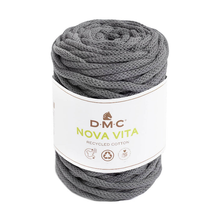 DMC 12 - Mittelgrau DMC Nova Vita - Baumwollgarn 4mm Lieblingsgarn