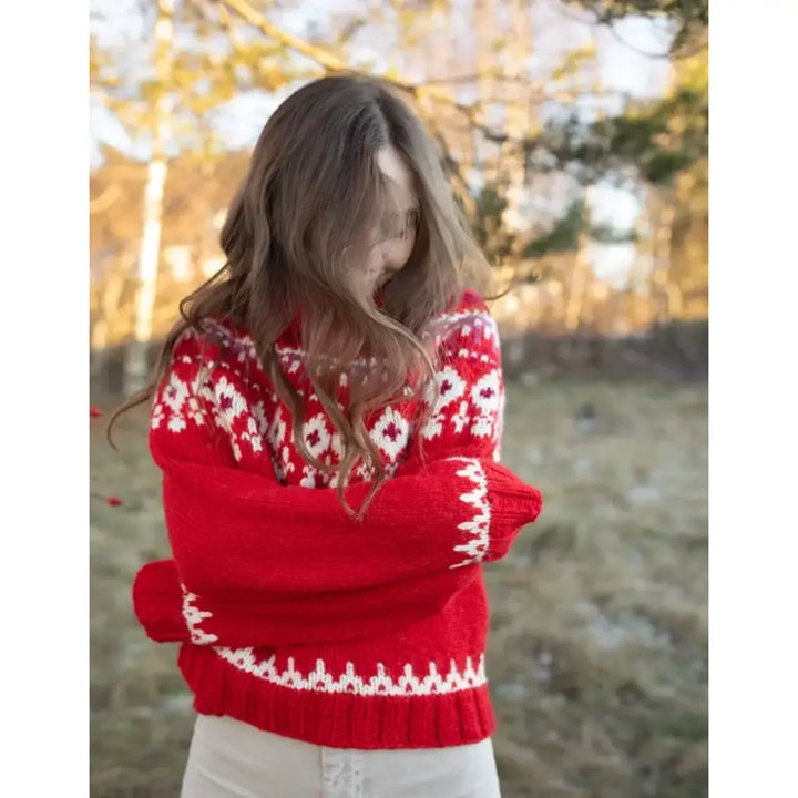 Christmas Grynet Sweater Strickanleitung - Sandnes Garn (PDF) bei Lieblingsgarn