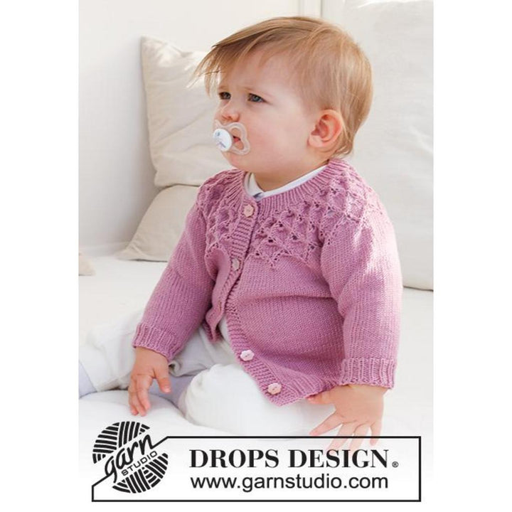 Swing by Spring Cardigan Strickanleitung - Drops Design (PDF) bei bei Lieblingsgarn