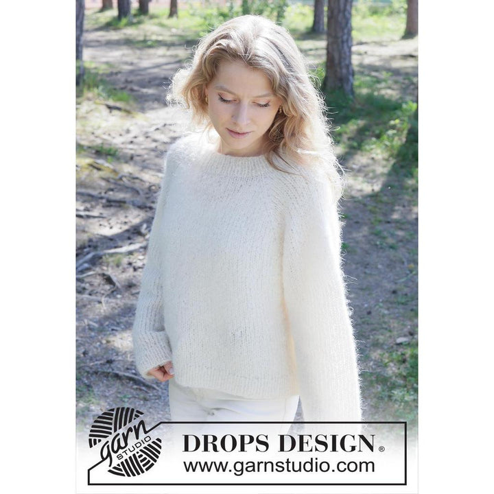 Dove Feather Pullover Strickanleitung - Drops Design (PDF) bei bei Lieblingsgarn