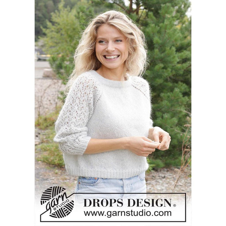 Remembering Spring Pullover Strickanleitung - Drops Design (PDF) bei bei Lieblingsgarn