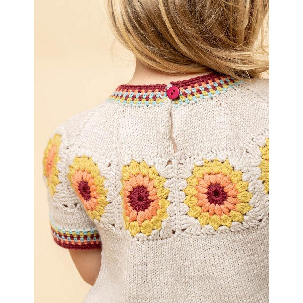 Sonnenschein Kleid Häkelanleitung - Sandnes Garn / Anita Brathetland (PDF)