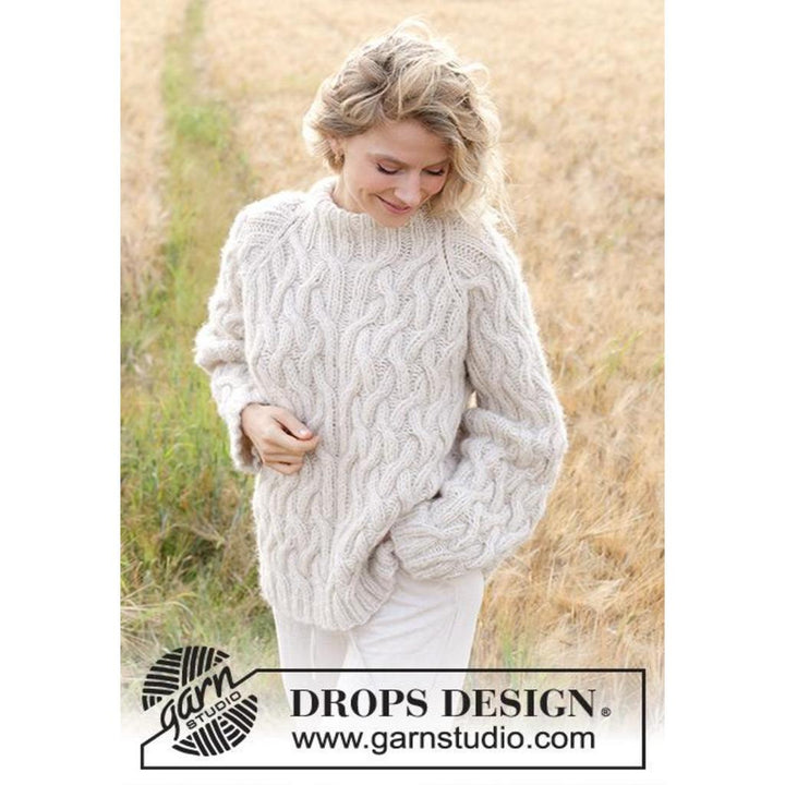 Sand Trails Pullover Strickanleitung - Drops Design (PDF) bei bei Lieblingsgarn
