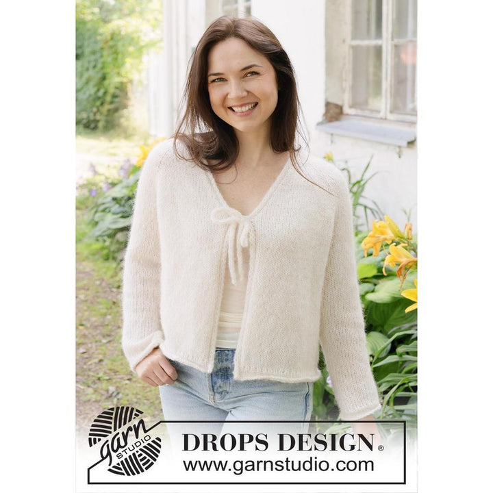 Delicate Dance Cardigan Strickanleitung - Drops Design (PDF) bei bei Lieblingsgarn