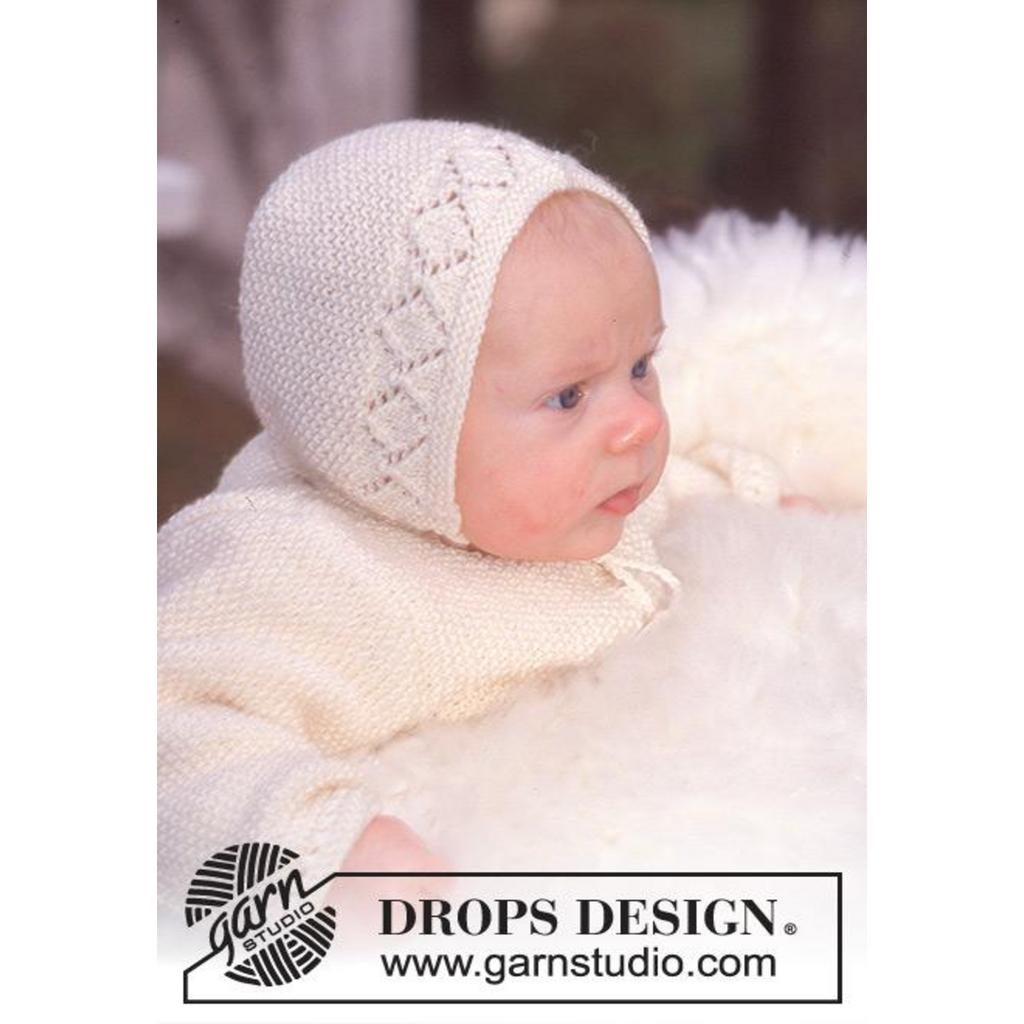 Lykkeliten Baby-Garnitur Strickanleitung - Drops Design (PDF) bei bei Lieblingsgarn