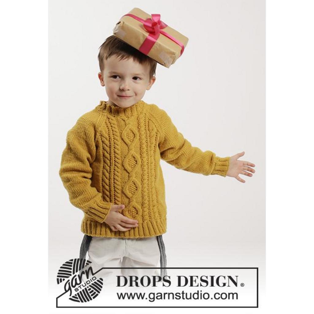 Lucky Jack Kinderpullover Strickanleitung - Drops Design (PDF) bei Lieblingsgarn
