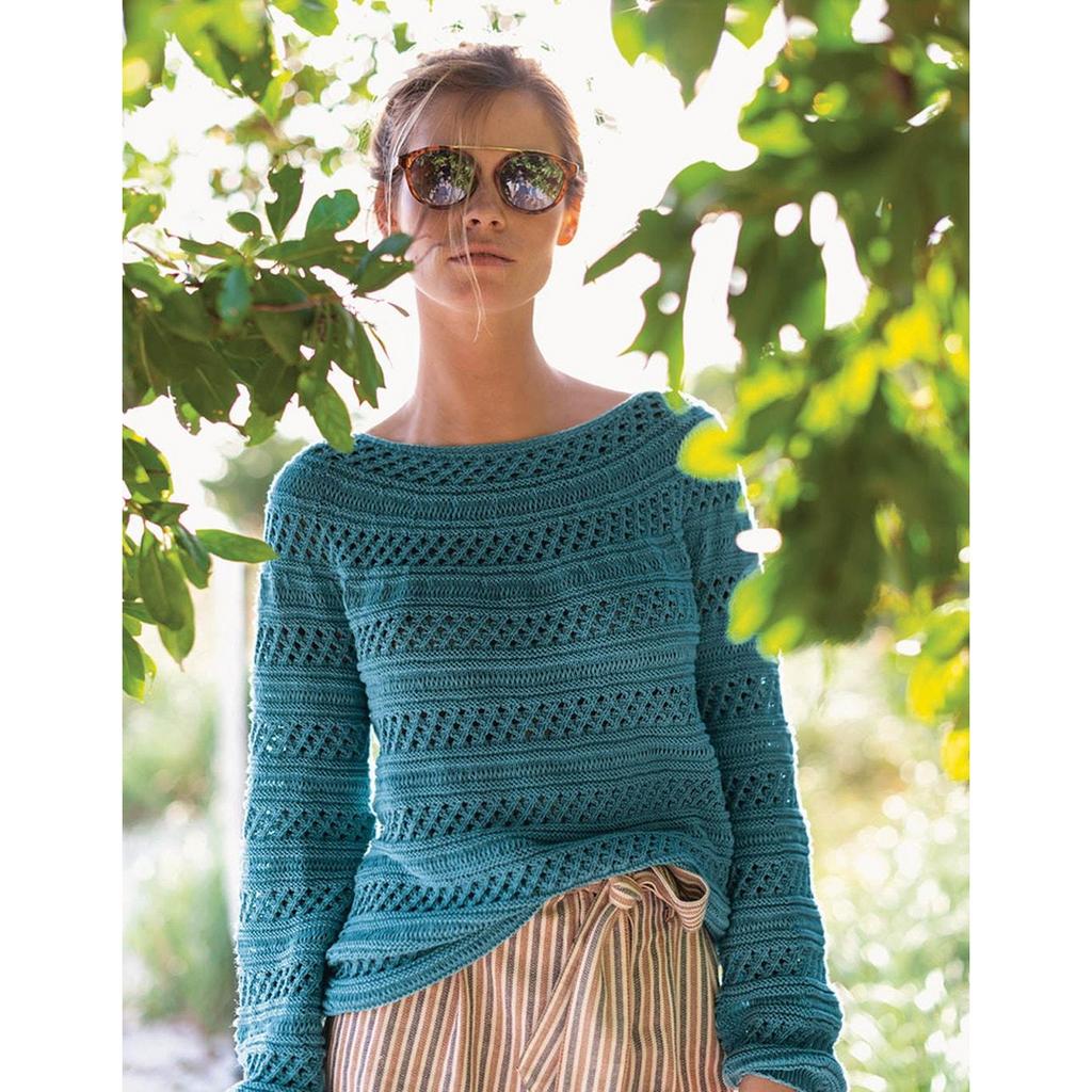 Schilfpullover Strickanleitung - Sandnes Garn / Olaug Beate Bjelland (PDF) bei Lieblingsgarn