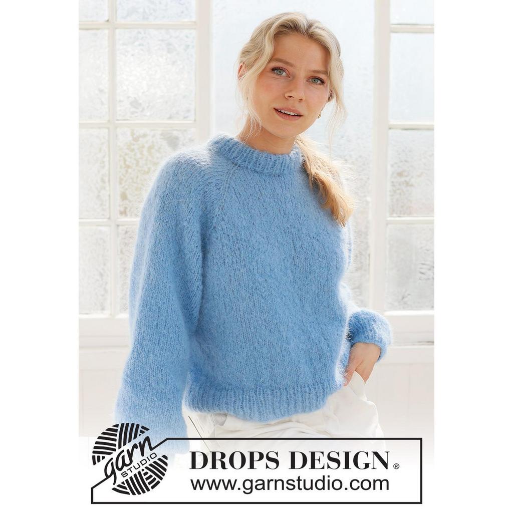 Blueberry Cream Sweater Strickanleitung - Drops Design (PDF) bei bei Lieblingsgarn